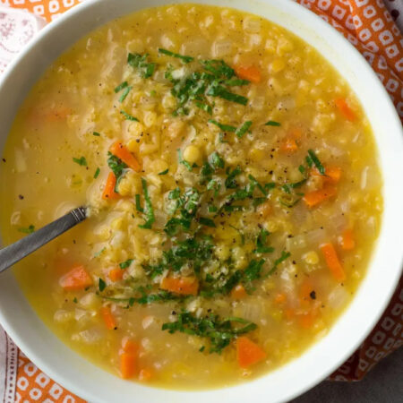 Red lentil soup